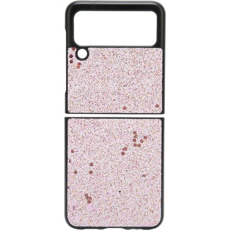 Adatta per custodie per telefono lucide, con un design impreziosito da paillettes, compatibile con Samsung Galaxy Z Flip 3, realizzata in materiale ABS di alta qualità, offre una protezione completa c
