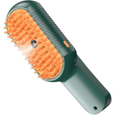 Brosse à vapeur douce pour la perte de poils chez le chat, brosse anti-poils pour chien, CatGreen (1/5)