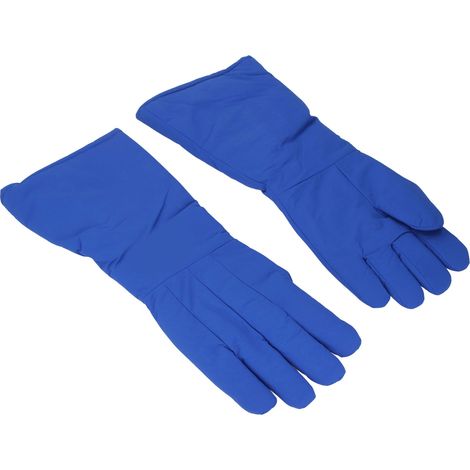Gants cryogéniques 48cm résistants au froid extrême pour manipulation azote liquide et glace carbonique en laboratoire - 1 paire (1/5)