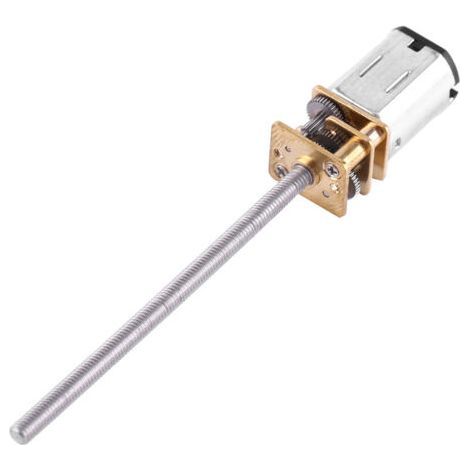 Gleichstrom-Getriebemotor mit M3 55MM langer Gewindeausgangswelle (200 U/min) (1/3)