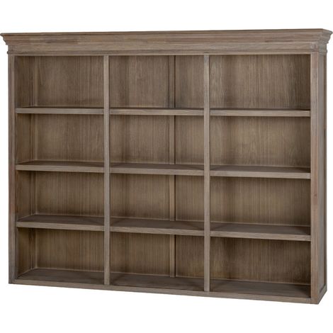 Delphine Collection 3 Shelf Large Dresser Top - Wood - L32 x W163 x H127 cm - Brown