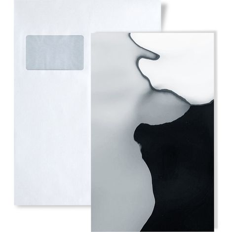 1 ÉCHANTILLON S-27027 WallFace OCEAN Silver STRUCTURE Collection  ÉCHANTILLON Panneau mural au format A5