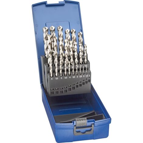 Fortis Spiralbohrer-Set DIN388 HSSE geschliffen Typ N 1-13mm (1/5)