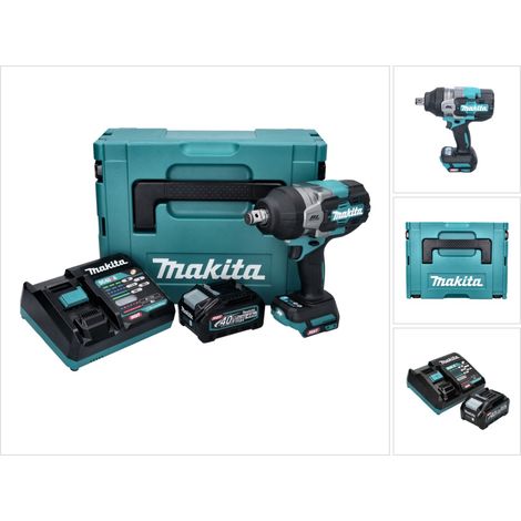Makita TW 001 GM101 Akku Schlagschrauber 40 V max. 1800 Nm Brushless XGT + 1x Akku 4,0 Ah + Ladegerät + Makpac (1/5)