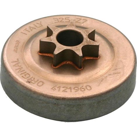 CAMPANA PIGNONE FRIZIONE 325 7 DENTI MOTOSEGA GGP ALPINA P400 450 460 500 510