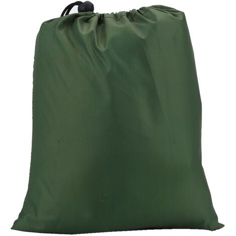 Abri de bche de tente de mouche de bche de pluie imperméable portatif léger extérieur (vert)
