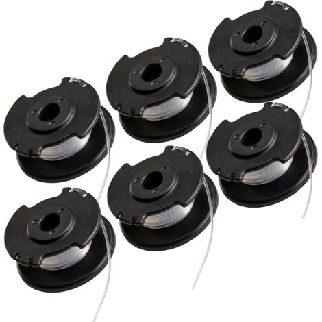 6 Pièces Bobine Fil Coupe Bordure Compatible Avec Einhell Coupe-Bordures Sans Fil, Remplacement Spools TLE-03, Accessoires Pour Tondeuse et Jardinage - (1/5)