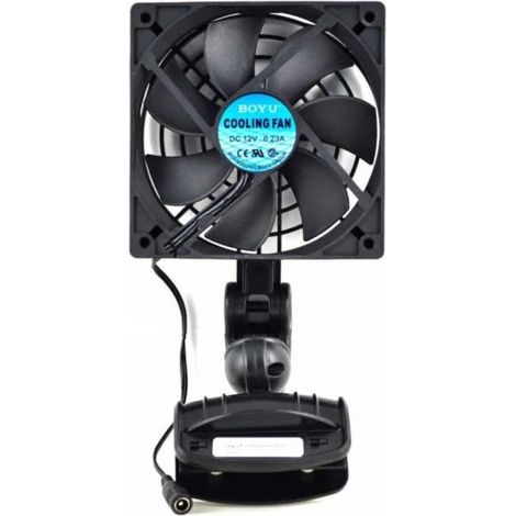 Ventola raffreddamento per acquario ventilatore orientabile 12V 4W 120MM FS120A
