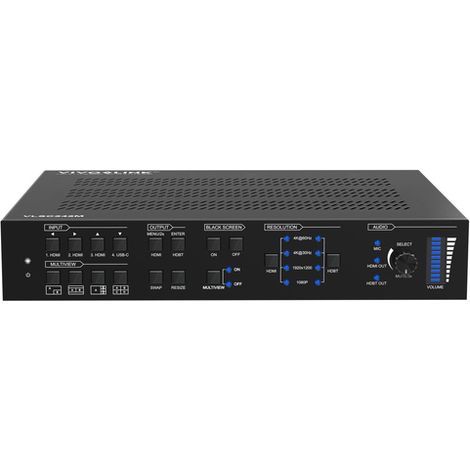 Splitter/switch HDMI 4K HDBaseT Vivolink VLSC242M, nero, di Vivolink VLSC242M, colore nero. (1/5)