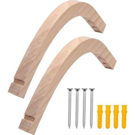 Crochets Muraux en Bois, Cintres pour Plantes D\'IntéRieur, Suspendues, Support de Fleur, Carillons éOliens (1/4)