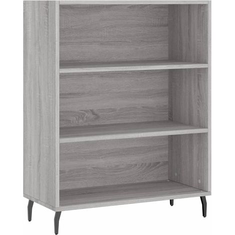 Maison Exclusive - Scaffale Grigio Sonoma 69,5x32,5x90 cm in Legno Multistrato