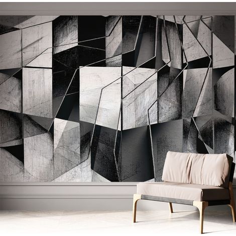 Fotomurale adesivo stickers - murali decorativo - soggiorno moderno - effetto realistico - Astrazione geometrica 312x219 cm (1/5)