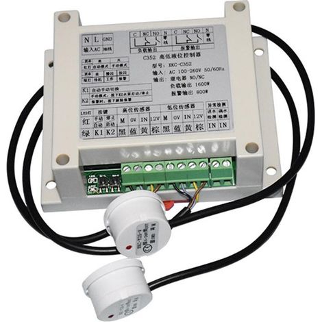 Contrôleur automatique de niveau d'eau XKC C352 2P, capteur de niveau de liquide sans contact pour système de remplissage de réservoirs d'eau, 110 V à 220 V CA (1/5)