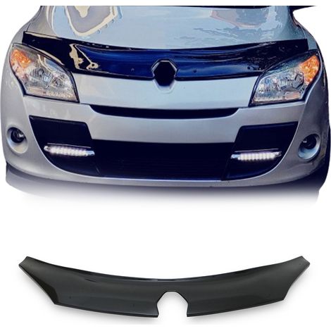 Deflecteurs d'air Capot de Voiture pour Renault Megane 2009-2012 Acrylique Noir (1/5)