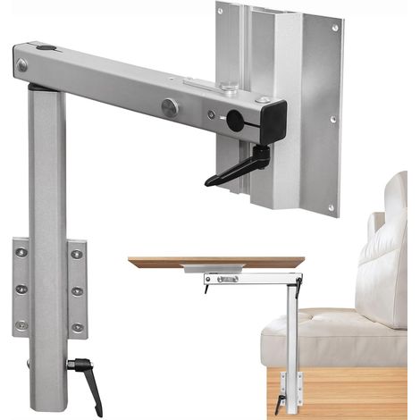 Table Leg with Foldable Top, 360° Swivel - Aluminum Foot Support Accessories for RV, Pontoons and Trucks (1/5)