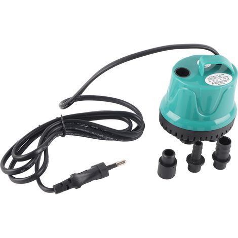 Pompe submersible filtration eau cale silencieuse aspiration basse pour aquarium bassin EB-A300 5w prise UE