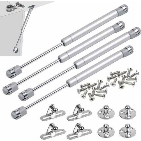Vérins à 4 PCS de vérins à gaz hydrauliques,les vérins à gaz d'armoire,les portes de meuble pour le levage des portes d'armoires sont des charnières d'amortisseur longueur de 268 mm-Fei Yu (1/4)