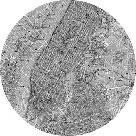 Komar Map 125 x 125 cm, Stickers pour les murs D1-056 (1/3)