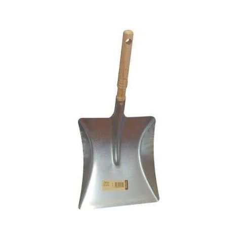 Pala in metallo con manico in legno, gamma natura
