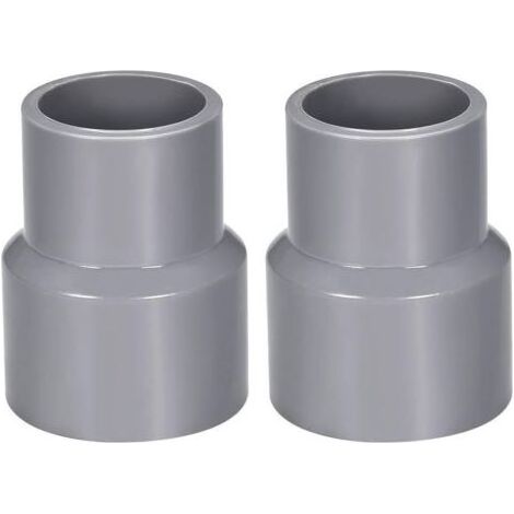 0 mm x 32 mm PVC-Rohrkupplungs-Reduzierstück DWV grau 2 Stück (1/5)