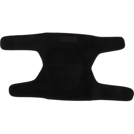 Genouillère de protection en mousse épaisse, anti-chute et antidérapante, idéale pour l'alpinisme, le cyclisme et le basketball (noir, taille L). (1/5)