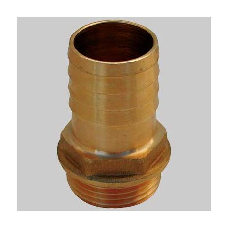 RACCORDO PORTA GOMMA TIPO 'ROMA' OTTONE  3/4 x 22     MADE IN ITALY