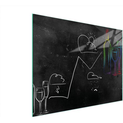 TABLA DE CORTAR DE VIDRIO 52x40 NEGRA (1/5)