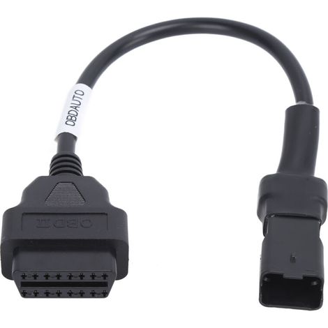 Câble de Diagnostic OBD 4 Broches, Adaptateur OBD pour Moto, Outil de Diagnostic de Moto, Connecteur D'extension OBD2 de Remplacement pour Motos Ducati. (1/5)