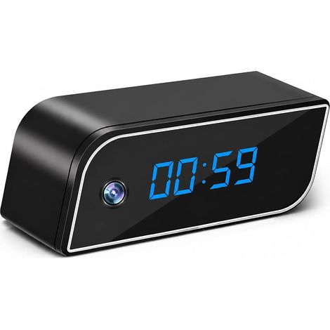 WiFi FHD Camera Clock, Wireless Security Camera with (1/5)