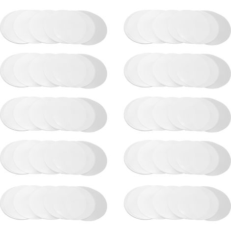 200 pièces film PVC transparent protecteur pour badges autocollants, 25mm, usage multiple bricolage et protection (1/5)
