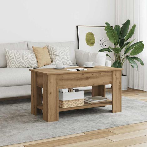 Couchtisch Artisan-Eiche 101x49x52 cm Holzwerkstoff (1/5)