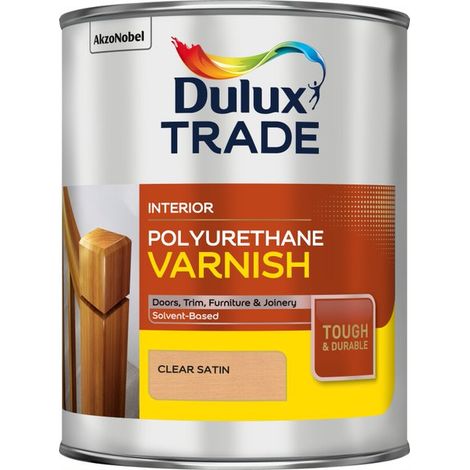 Dulux Trade Polyurethane Varnish - Satin - 1L