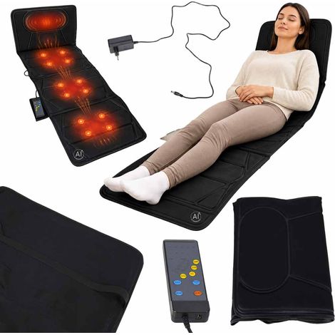 Vibrating Back and Body Massage Mat with Remote, 16 Points (1/5)