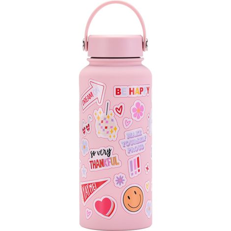 Gourde Isotherme à Ouverture Large 2025 1L Grande Capacité Sport Nouveau Modèle Portable Extérieur Femme (1/5)