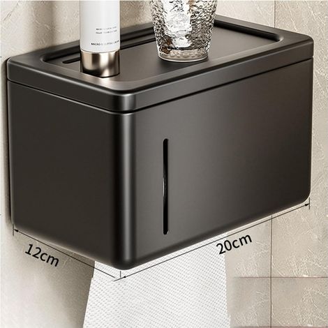 Espace Aluminium Porte Essuie Tout Pas Besoin de Percer des Trous Porte Sopalin avec Support de Rangement Support Essuie Tout Conception de Largeur et De Hauteur Accrues (1/5)