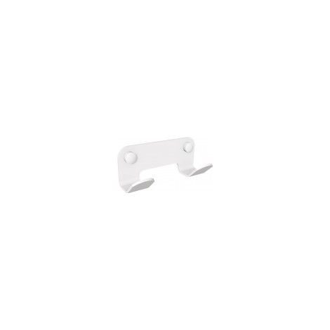 Appendiabiti TECHNIC a 2 ganci, bianco