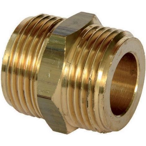 MARAL NIPLES IN OTTONE PER TUBI GAS E ACQUA 3/4