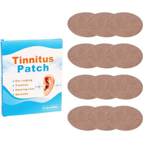 Patchs contre les acouphènes, Patchs pour le soin des oreilles, 12 patchs/boîte (1/5)