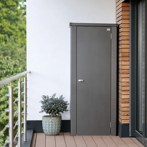 ARMARIO METALICO BIOHORT JULIA L HIGH ALTO 181 CMTS COLOR GRIS CUARZO METALIZADO (1/5)