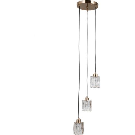 Torno 3 E14 goldene Pendelleuchte italux PND-40813-3R-HBR (1/5)