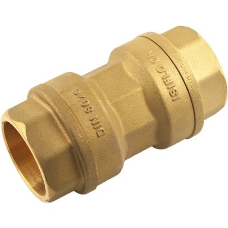 Jonction laiton égal à serrage extérieur 100- Diamètre : 25 mm - ISIFLO