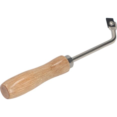 Outil de rainurage Groover en bois de hêtre, gouge à rainurer, couteau à rainurer en acier, outils de revêtement de sol pour planchers en PVC et plastique (1/5)