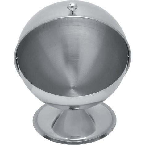 Stainless steel container with swivel lid, for storing sugar and salt seasonings in the kitchen (1/5)