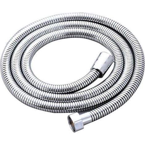 Flexible de Douche Universel - Tuyau de douche de 1,5 m (59 pouces) en acier inoxydable Anti-Torsion standard G1/2 tous les connecteurs en cuivre tuyau de douche de remplacement (1/3)