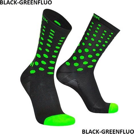 WORIK CALZE TRASPIRANTI RESISTENTI LONGLIFE LONH CALZA DA LAVORO 1 PAIO - 35/41 - BLACK-GREENFLUO (1/5)