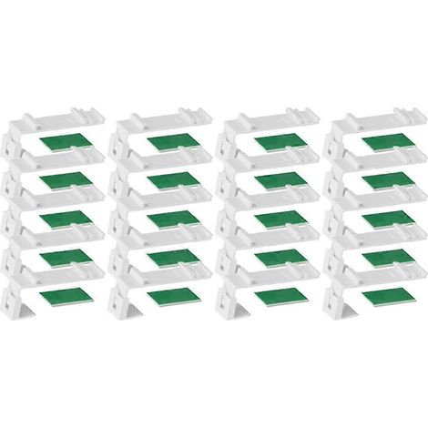20 accessoires de fixation pour supports de stores enrouleurs, pinces de fixation pour stores, pièces de rechange et quincaillerie de réparation (1/5)