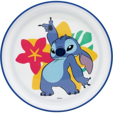 Assiette micro-ondes Stitchslip non Disney (1/2)