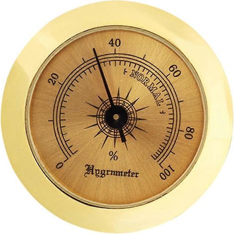 Hygromètre de 50 mm, mesureur d'humidité de haute précision pour cave à tabac et cigares (1/5)