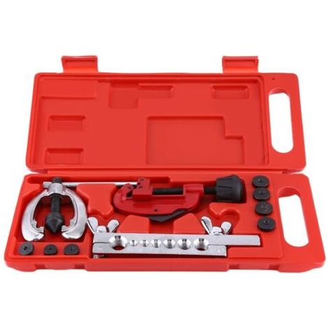 Kit de 10 pièces pour évaser les tuyaux de frein et de carburant : outil de réparation inclus. Coupe-tubes. (1/5)