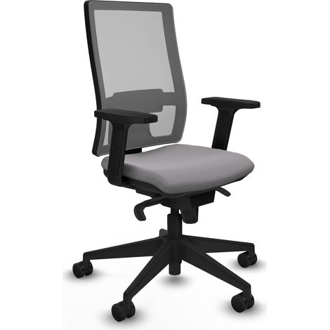 Bürostuhl piqueras y crespo Horna grau Mesh Stoff